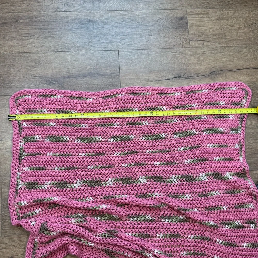 Handmade crochet blanket
